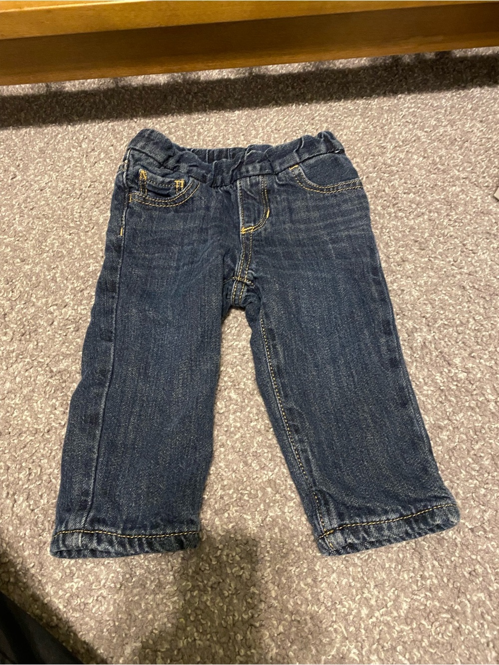 GAP Kids Dark Blue Denim Pull-On Jeans